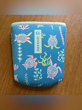 JavaSok Reusable Insulated Cold Beverage Sleeve.